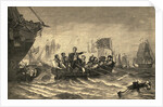 Commodore Perry at Battle of Lake Erie by Anonymous