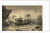 Commodore Perry at Battle of Lake Erie by Anonymous