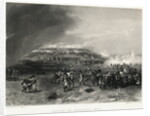 Engraving of Battle of Bunker Hill by Anonymous
