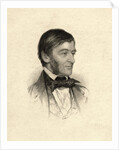 American Essayist and Poet Ralph Waldo Emerson by Anonymous
