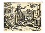 Spaniards Torturing Indian in New Grenada by Anonymous