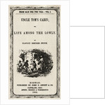 Title Page of Uncle Toms Cabin by Anonymous