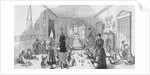 19th-Century Illustration Depicting a Kindergarten Class by Anonymous