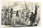 Print of James Oglethorpe Talking with Tomochichi by Anonymous