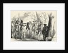 Print of James Oglethorpe Talking with Tomochichi by Anonymous