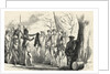 Print of James Oglethorpe Talking with Tomochichi by Anonymous