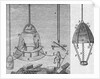 Illustration of Triewald's Diving Bell by Anonymous