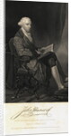 Portrait of John Hancock, Seated and Reading by Anonymous