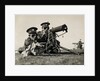 Soldiers With Gas Masks by Anonymous