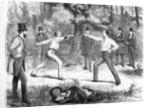 Fencing Duel by Anonymous