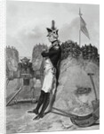 Drawing of Alexander Hamilton Waiting in Fort by Anonymous