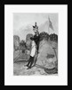 Drawing of Alexander Hamilton Waiting in Fort by Anonymous