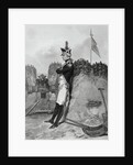 Drawing of Alexander Hamilton Waiting in Fort by Anonymous