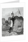 Drawing of Alexander Hamilton Waiting in Fort by Anonymous
