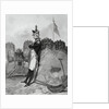 Drawing of Alexander Hamilton Waiting in Fort by Anonymous