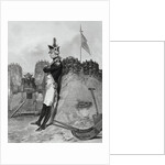 Drawing of Alexander Hamilton Waiting in Fort by Anonymous
