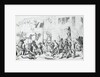 Illustration of Soldiers and Rebels Fighting in Street by Anonymous