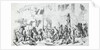 Illustration of Soldiers and Rebels Fighting in Street by Anonymous