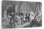 James II Collapsed in Chair by Anonymous