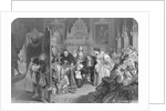 James II Collapsed in Chair by Anonymous