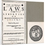The General Laws and Liberties of the Massachusetts Colony by Anonymous