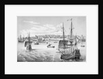 Illustration of Early New York as New Amsterdam by Anonymous