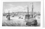 Illustration of Early New York as New Amsterdam by Anonymous
