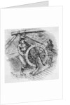 Cartoon of President Grover Cleveland on Ship by Anonymous