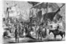 Illustration of a Preacher at the New York Docks by Anonymous