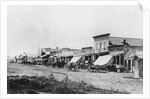Street of Early Dodge City by Anonymous