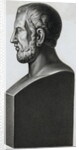 Profile Statuette Depiction of Greek Philosopher Theophrastus by Anonymous