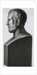 Profile Statuette Depiction of Greek Philosopher Theophrastus by Anonymous