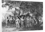 Crowning Ceremony for Henry VII at Bosworth Field by Anonymous