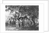 Crowning Ceremony for Henry VII at Bosworth Field by Anonymous