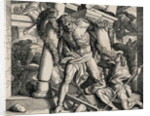 Samson Destroying Building by Anonymous