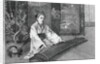 Engraving of Koto Player by Anonymous