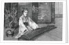 Engraving of Koto Player by Anonymous