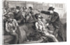 Illustration of Train Robbery in Progress by Anonymous