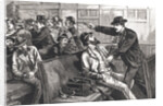 Illustration of Train Robbery in Progress by Anonymous