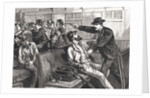Illustration of Train Robbery in Progress by Anonymous