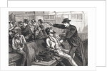 Illustration of Train Robbery in Progress by Corbis