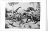 Painting of Dinosaurs by Ernest Untermann