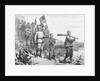 Illustration of Sir Henry Morton Stanley and His Party Crossing Terrain by Anonymous