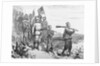 Illustration of Sir Henry Morton Stanley and His Party Crossing Terrain by Anonymous