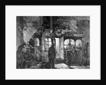 Engraving of a Coffee Shop on Cortlandt Street by Anonymous