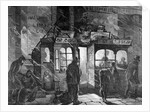 Engraving of a Coffee Shop on Cortlandt Street by Anonymous