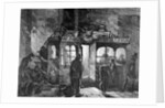 Engraving of a Coffee Shop on Cortlandt Street by Anonymous