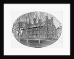 Exterior of Early Massachusetts Hall at Harvard University by Anonymous