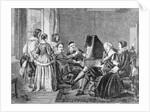 A Family Participating in the Singing of a Madrigal by Anonymous