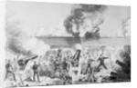 Soldiers Firing on Fort Sumter by Anonymous